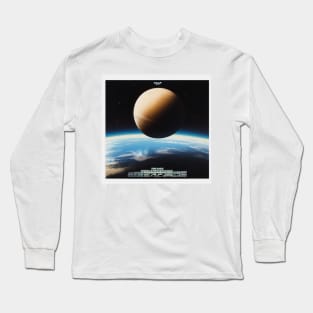 Vintage Space Movie Poster Long Sleeve T-Shirt